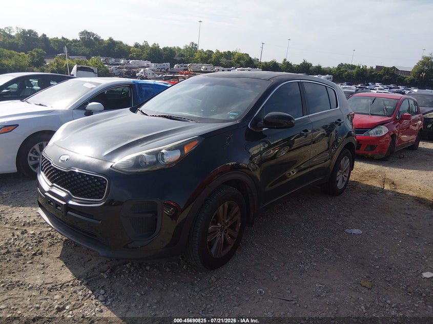 2017 Kia Sportage VIN KNDPM3AC1H7295724 IAAI salvage auction — NORMAL WEAR, Clear (Tennessee), sold $25 on 2026-07-30 (photo 2)