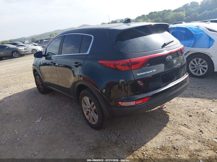 2017 Kia Sportage VIN KNDPM3AC1H7295724 IAAI salvage auction — NORMAL WEAR, Clear (Tennessee), sold $25 on 2026-07-30 (photo 3)