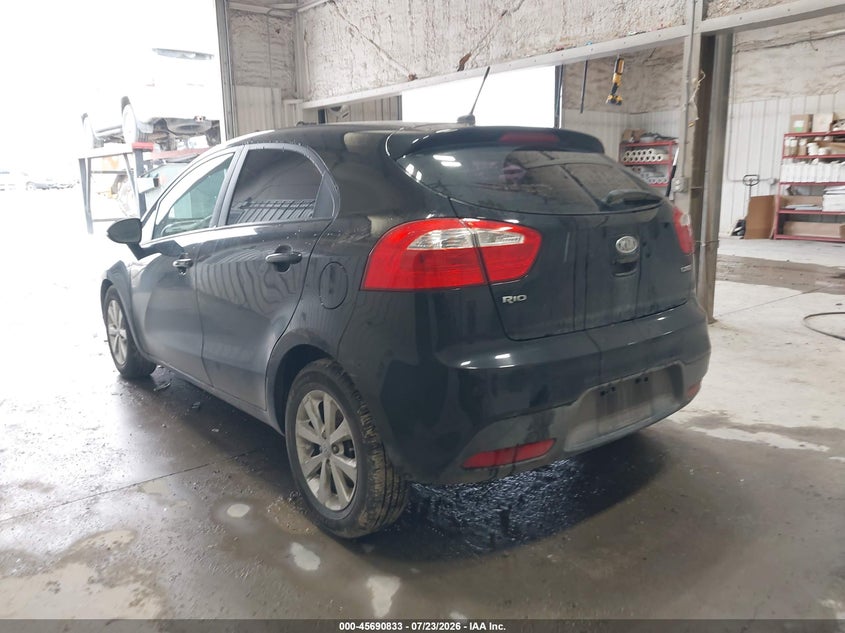 2012 Kia Rio VIN KNADN5A38C6036512 IAAI salvage auction — NORMAL WEAR, Original (Alaska), sold $325 on 2026-10-12 (photo 3)