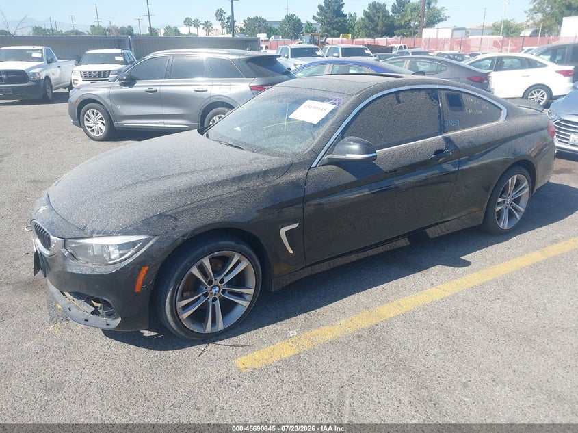 2018 BMW 4er VIN WBA4W3C59JAC97435 IAAI salvage auction — MECHANICAL, Nrc Lienholder Repossession Paperwork (California), sold $3,050 on 2026-08-18 (photo 2)
