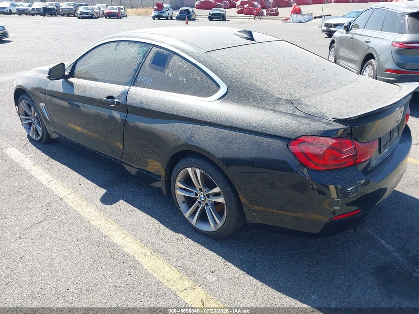 2018 BMW 4er VIN WBA4W3C59JAC97435 IAAI salvage auction — MECHANICAL, Nrc Lienholder Repossession Paperwork (California), sold $3,050 on 2026-08-18 (photo 3)