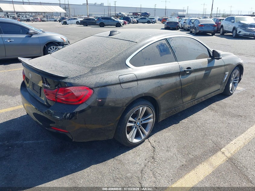 2018 BMW 4er VIN WBA4W3C59JAC97435 IAAI salvage auction — MECHANICAL, Nrc Lienholder Repossession Paperwork (California), sold $3,050 on 2026-08-18 (photo 4)