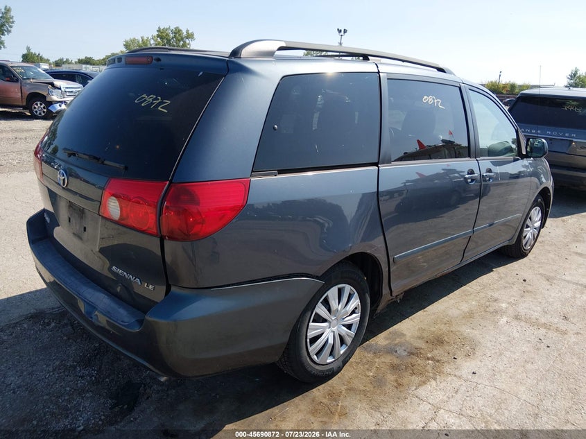 2006 Toyota Sienna VIN 5TDZA23C56S513854 IAAI salvage auction — NORMAL WEAR, Clear (Illinois), sold $550 on 2026-07-29 (photo 4)