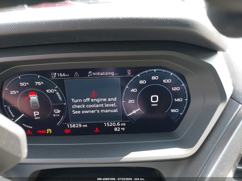 2024 Audi Q4 e-tron VIN WA1K2BFZ4RP014194 IAAI salvage auction — FRONT END, Salvage Title, sold $13,550 on 2026-09-18 (photo 7)