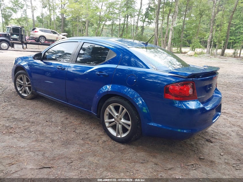 2012 Dodge Avenger VIN 1C3CDZCB0CN200651 IAAI salvage auction — RIGHT SIDE, Salvage Title, sold $375 on 2026-08-26 (photo 3)