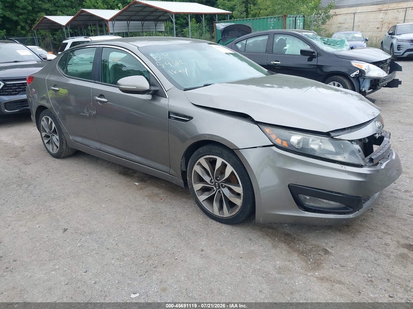 2013 Kia Optima VIN 5XXGM4A75DG123738 IAAI salvage auction — SIDE, Clear-Dealer Only (Maryland), sold $575 on 2026-07-28 (photo 1)