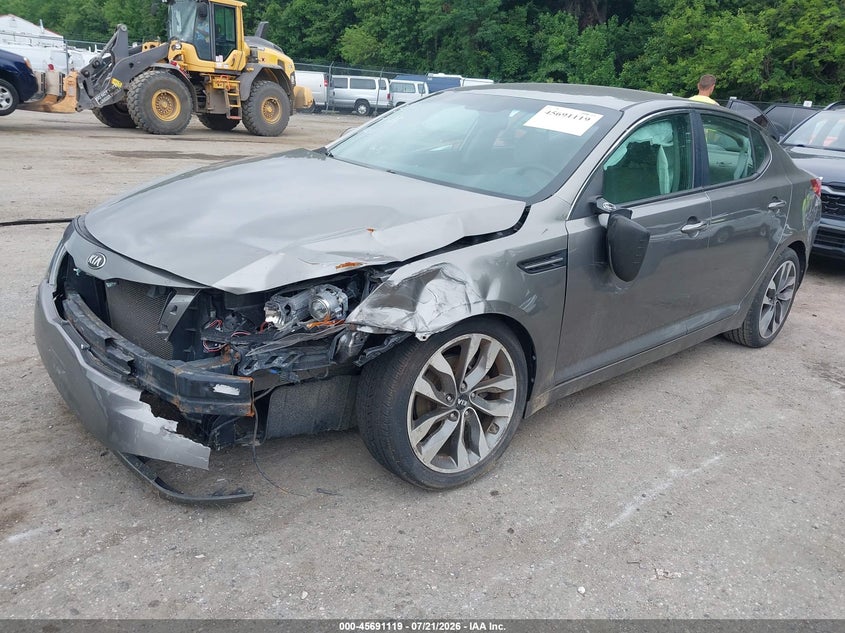 2013 Kia Optima VIN 5XXGM4A75DG123738 IAAI salvage auction — SIDE, Clear-Dealer Only (Maryland), sold $575 on 2026-07-28 (photo 2)