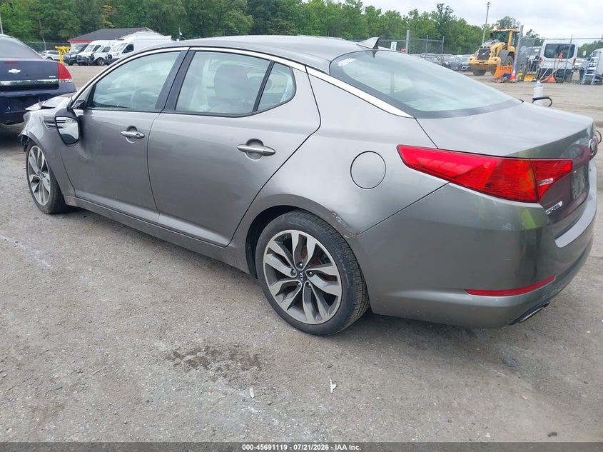 2013 Kia Optima VIN 5XXGM4A75DG123738 IAAI salvage auction — SIDE, Clear-Dealer Only (Maryland), sold $575 on 2026-07-28 (photo 3)