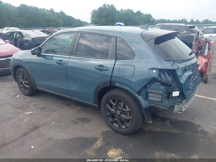 2025 Honda Hr-v VIN 3CZRZ1H5XSM724744 IAAI salvage auction — REAR END, Salvage Title, sold $11,500 on 2026-08-19 (photo 3)