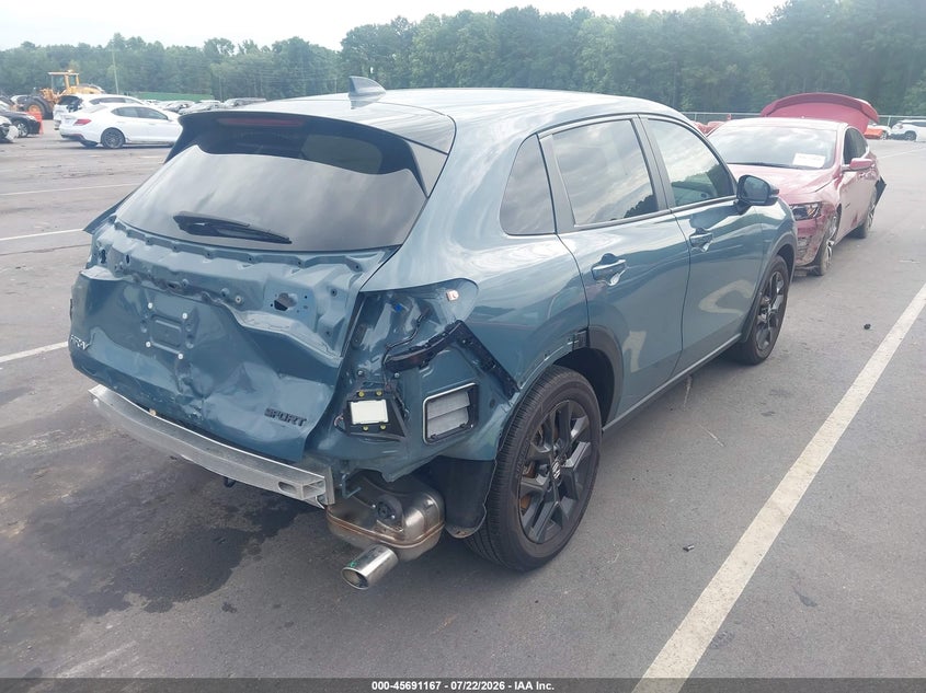 2025 Honda Hr-v VIN 3CZRZ1H5XSM724744 IAAI salvage auction — REAR END, Salvage Title, sold $11,500 on 2026-08-19 (photo 4)