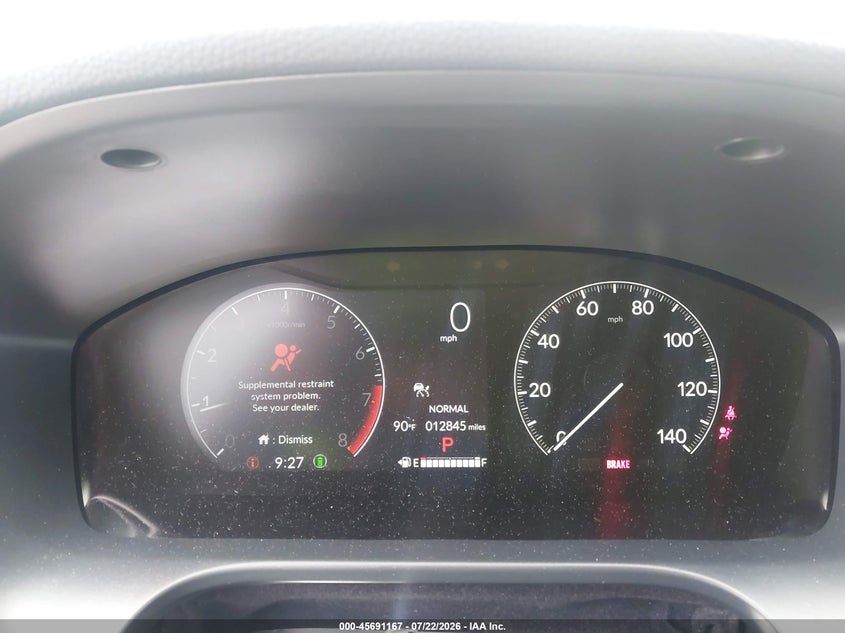 2025 Honda Hr-v VIN 3CZRZ1H5XSM724744 IAAI salvage auction — REAR END, Salvage Title, sold $11,500 on 2026-08-19 (photo 7)
