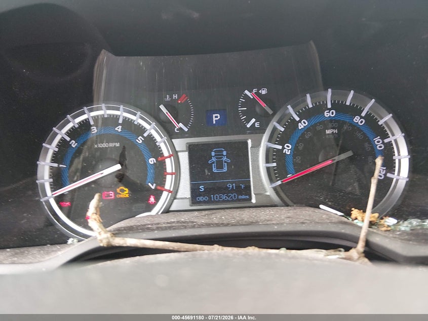 2016 Toyota 4runner VIN JTEBU5JR0G5349076 IAAI salvage auction — ROOF, Salvage - Greater Than 75% (Maryland), sold $5,400 on 2026-08-02 (photo 7)