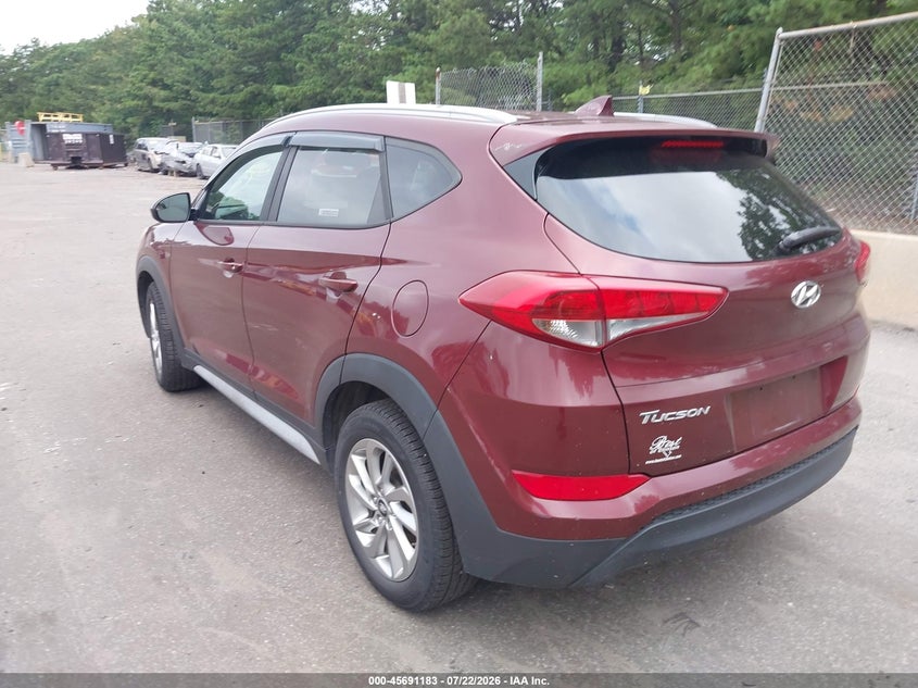 2018 Hyundai Tucson VIN KM8J33A42JU618814 IAAI salvage auction — NORMAL WEAR, Clear (New York), sold $1,550 on 2026-07-28 (photo 3)