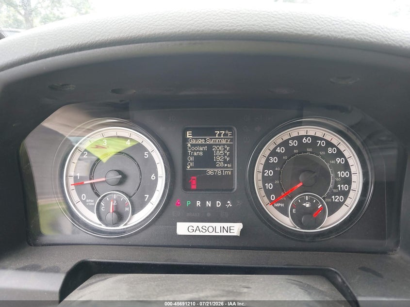 2019 Ram 1500 VIN 3C6JR6DG1KG504003 IAAI salvage auction — NORMAL WEAR, Sf97 (Virginia), sold $9,725 on 2026-08-19 (photo 7)