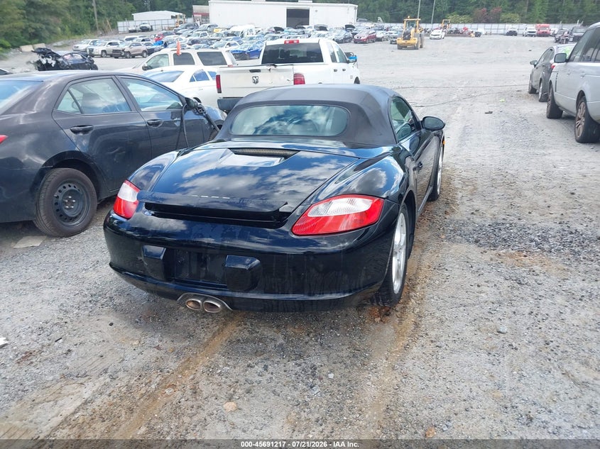 2006 Porsche Boxster VIN WP0CB29886U730252 IAAI salvage auction — SIDE, Clear (Pennsylvania), sold $3,000 on 2026-07-28 (photo 4)