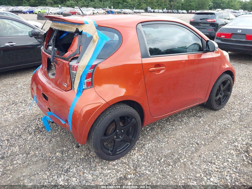 2014 Scion Iq VIN JTNJJXB00EJ026926 IAAI salvage auction — FRONT & REAR, Salvage Title, sold $1,100 on 2026-07-31 (photo 4)