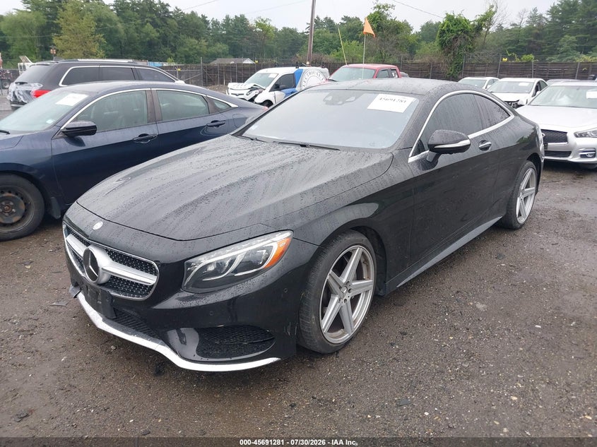 2015 Mercedes-benz S class VIN WDDXJ8FBXFA007601 IAAI salvage auction — REAR END, Clear (Massachusetts), sold $15,600 on 2026-08-07 (photo 2)