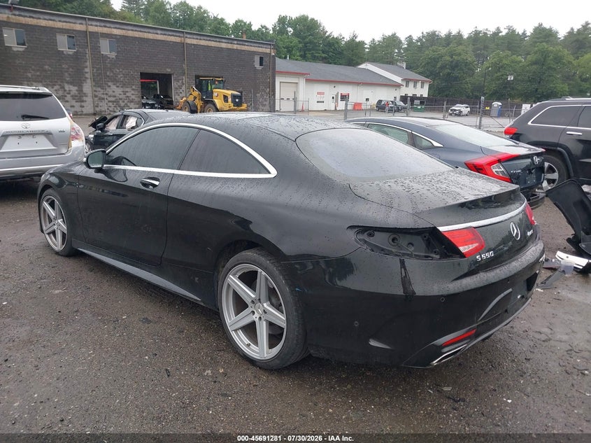 2015 Mercedes-benz S class VIN WDDXJ8FBXFA007601 IAAI salvage auction — REAR END, Clear (Massachusetts), sold $15,600 on 2026-08-07 (photo 3)