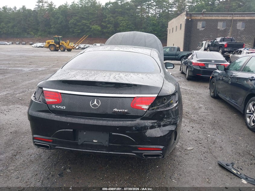 2015 Mercedes-benz S class VIN WDDXJ8FBXFA007601 IAAI salvage auction — REAR END, Clear (Massachusetts), sold $15,600 on 2026-08-07 (photo 6)