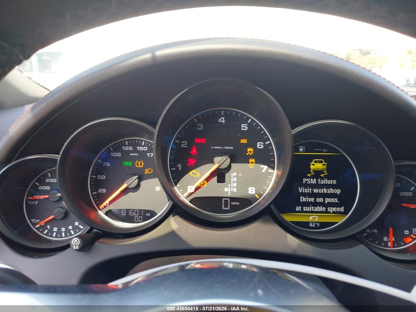 2018 Porsche Cayenne VIN WP1AA2A21JKA02888 IAAI salvage auction — NORMAL WEAR, Salvage Title, sold $9,300 on 2026-08-06 (photo 7)