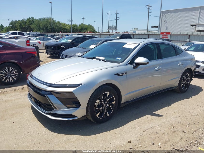 2025 Hyundai Sonata VIN KMHL64JA4SA488811 IAAI salvage auction — REAR END, Salvage Title, sold $14,400 on 2026-07-23 (photo 2)