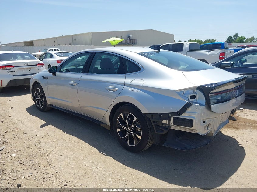 2025 Hyundai Sonata VIN KMHL64JA4SA488811 IAAI salvage auction — REAR END, Salvage Title, sold $14,400 on 2026-07-23 (photo 3)