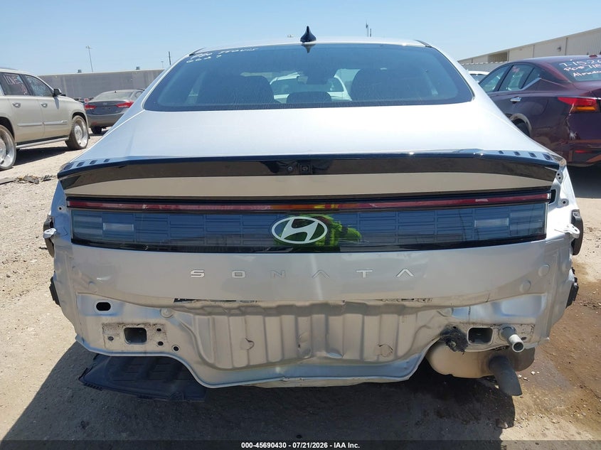 2025 Hyundai Sonata VIN KMHL64JA4SA488811 IAAI salvage auction — REAR END, Salvage Title, sold $14,400 on 2026-07-23 (photo 6)