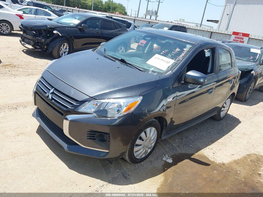 2024 Mitsubishi Mirage VIN ML32AUHJ0RH028389 IAAI salvage auction — LEFT FRONT, Salvage Title, sold $6,800 on 2026-07-23 (photo 2)
