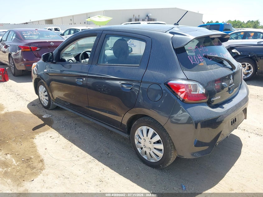 2024 Mitsubishi Mirage VIN ML32AUHJ0RH028389 IAAI salvage auction — LEFT FRONT, Salvage Title, sold $6,800 on 2026-07-23 (photo 3)