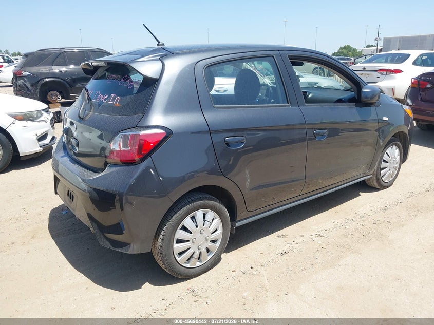 2024 Mitsubishi Mirage VIN ML32AUHJ0RH028389 IAAI salvage auction — LEFT FRONT, Salvage Title, sold $6,800 on 2026-07-23 (photo 4)