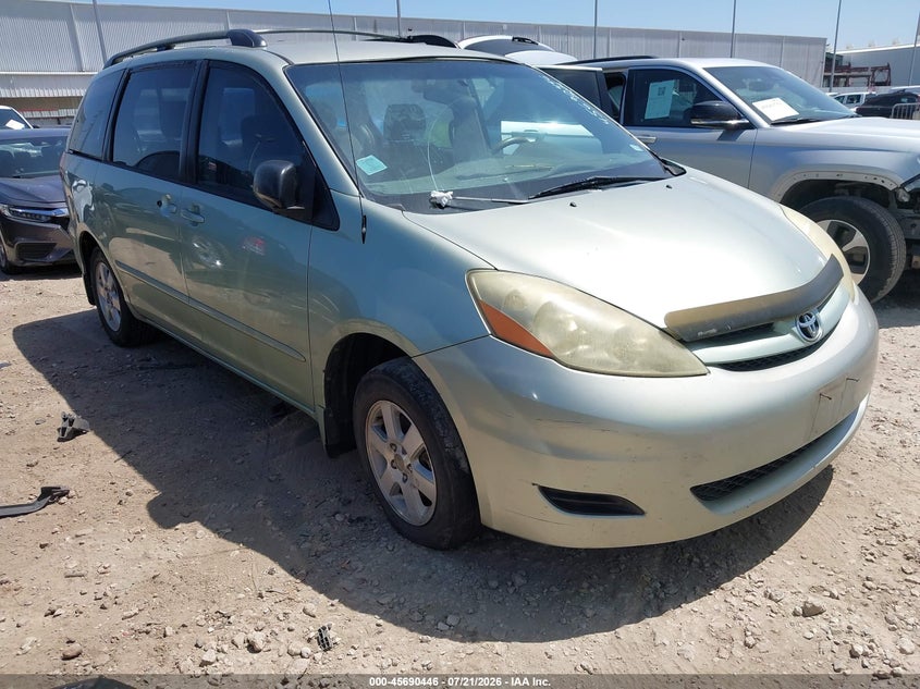 2006 Toyota Sienna VIN 5TDZA23C26S465763 IAAI salvage auction — NORMAL WEAR, Original (Texas), sold $800 on 2026-07-30 (photo 1)