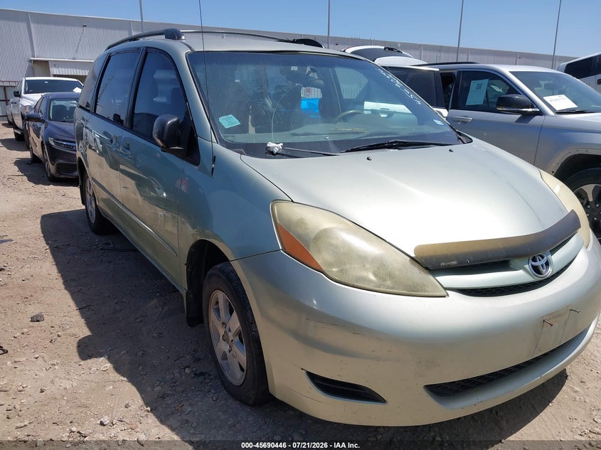 2006 Toyota Sienna VIN 5TDZA23C26S465763 IAAI salvage auction — NORMAL WEAR, Original (Texas), sold $800 on 2026-07-30 (photo 6)