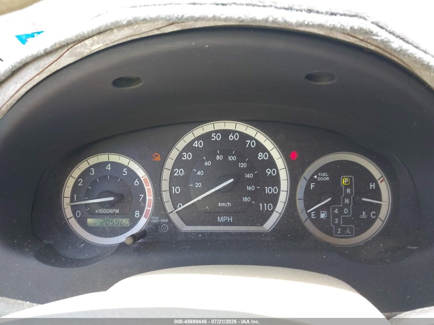 2006 Toyota Sienna VIN 5TDZA23C26S465763 IAAI salvage auction — NORMAL WEAR, Original (Texas), sold $800 on 2026-07-30 (photo 7)