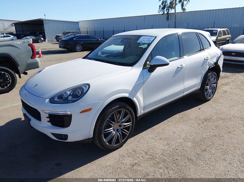 2017 Porsche Cayenne VIN WP1AA2A27HKA84264 IAAI salvage auction — LEFT SIDE, Wait Title, sold $8,800 on 2026-09-14 (photo 2)