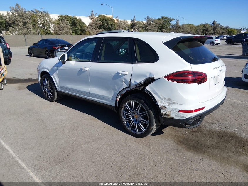 2017 Porsche Cayenne VIN WP1AA2A27HKA84264 IAAI salvage auction — LEFT SIDE, Wait Title, sold $8,800 on 2026-09-14 (photo 3)