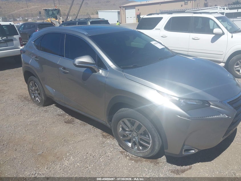 2016 Lexus Nx VIN JTJBARBZ1G2088848 — IAAI salvage auction photo