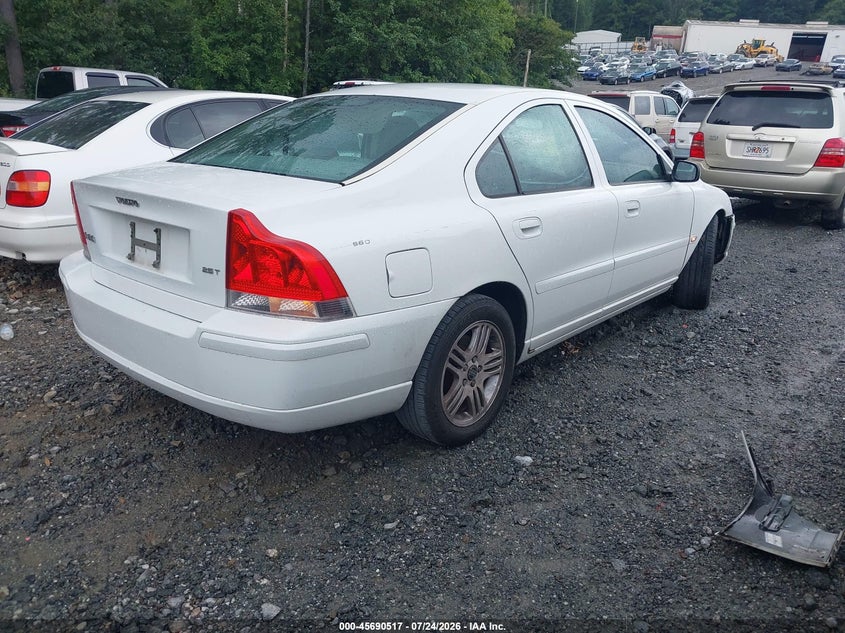 2006 Volvo S60 VIN YV1RS592262507315 IAAI salvage auction — NORMAL WEAR, Repossession Paperwork (Georgia), sold $375 on 2026-08-18 (photo 4)