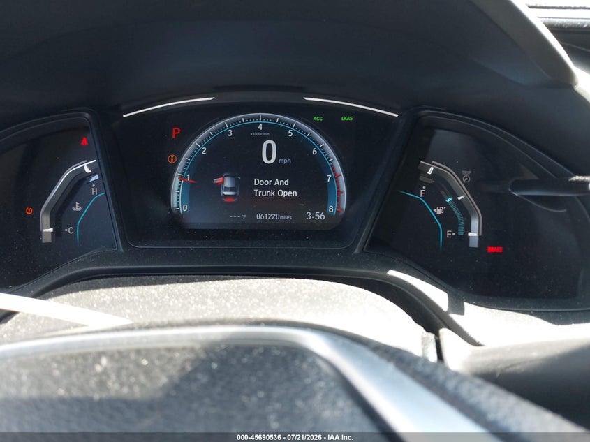 2019 Honda Civic VIN 2HGFC2F69KH550130 IAAI salvage auction — FRONT END, Salvage Title, sold $5,700 on 2026-08-21 (photo 7)