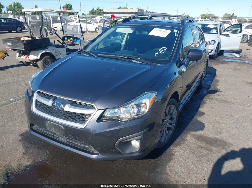 2013 Subaru Impreza VIN JF1GPAL63D1893416 IAAI salvage auction — REAR END, Salvage (California), sold $2,000 on 2026-08-01 (photo 2)