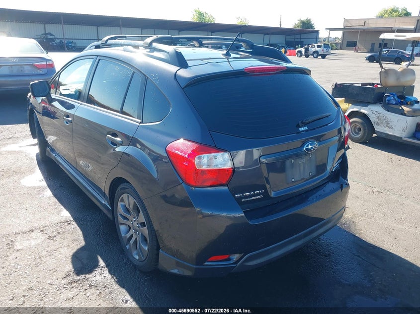 2013 Subaru Impreza VIN JF1GPAL63D1893416 IAAI salvage auction — REAR END, Salvage (California), sold $2,000 on 2026-08-01 (photo 3)