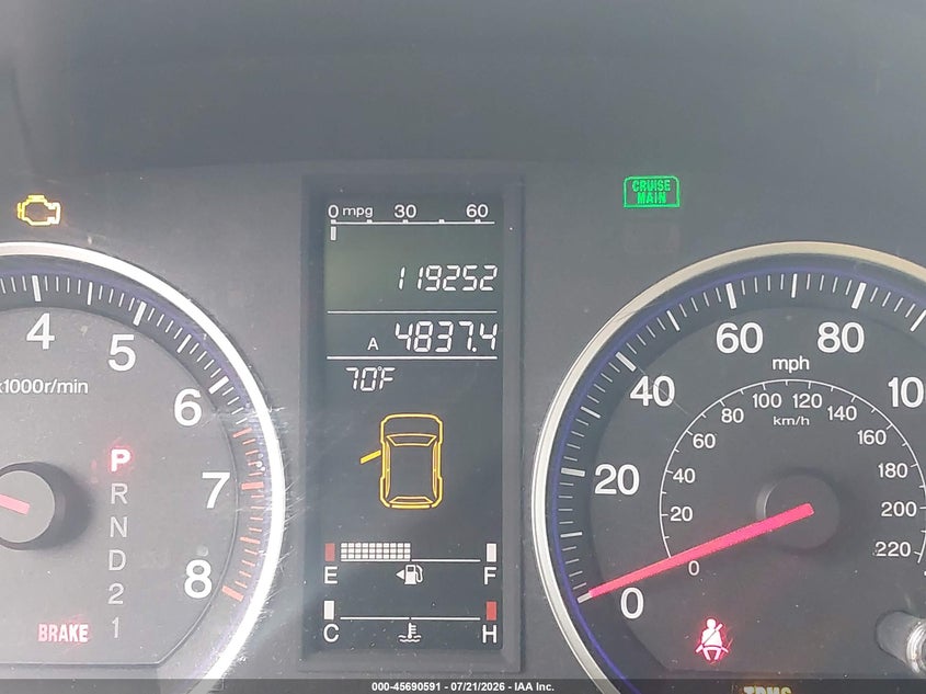2007 Honda Cr-v VIN JHLRE48737C092749 IAAI salvage auction — NORMAL WEAR, Clear (New York), sold $1,250 on 2026-07-28 (photo 7)