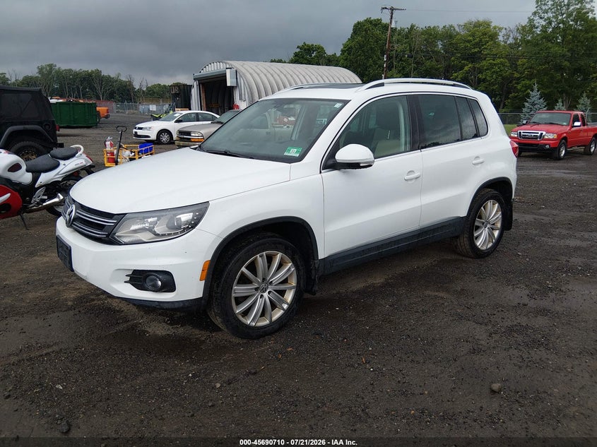 2016 Volkswagen Tiguan VIN WVGBV7AX1GW539549 IAAI salvage auction — NORMAL WEAR, Clear (New Jersey), sold $1,850 on 2026-07-23 (photo 2)