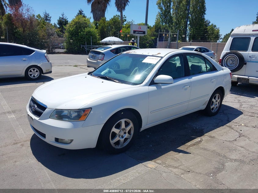 2006 Hyundai Sonata VIN 5NPEU46F16H113643 IAAI salvage auction — NORMAL WEAR, Clear - Dealer Only (California), sold $550 on 2026-08-01 (photo 2)