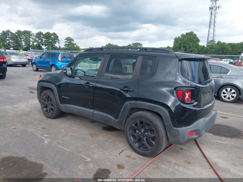 2017 Jeep Renegade VIN ZACCJABB4HPF77621 IAAI salvage auction — NORMAL WEAR, Repossession Paperwork (Georgia), sold $3,000 on 2026-08-19 (photo 3)