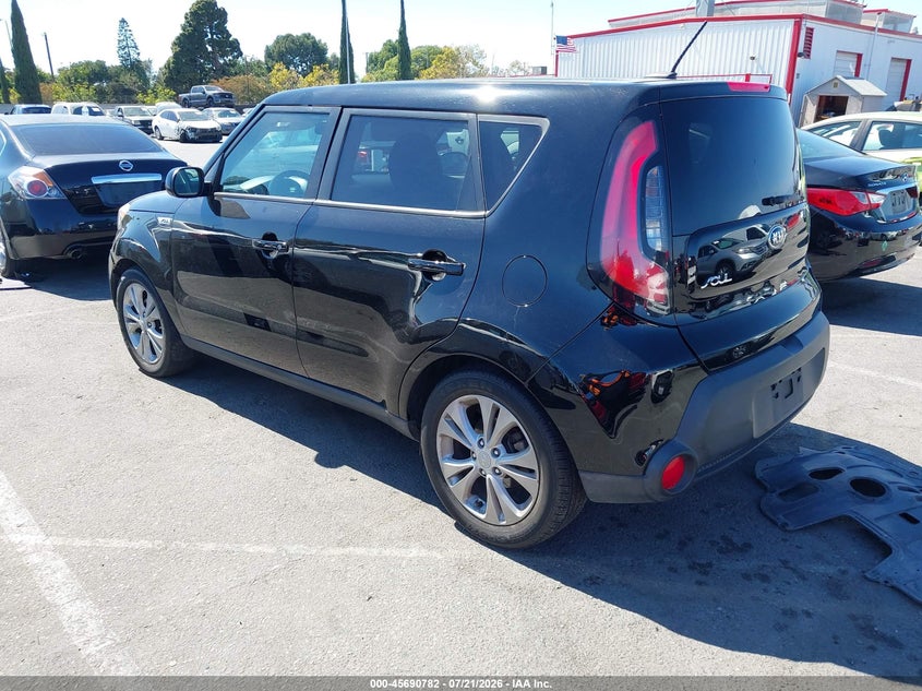 2015 Kia Soul VIN KNDJP3A58F7111875 IAAI salvage auction — NORMAL WEAR, Clear - Dealer Only (California), sold $950 on 2026-07-30 (photo 3)