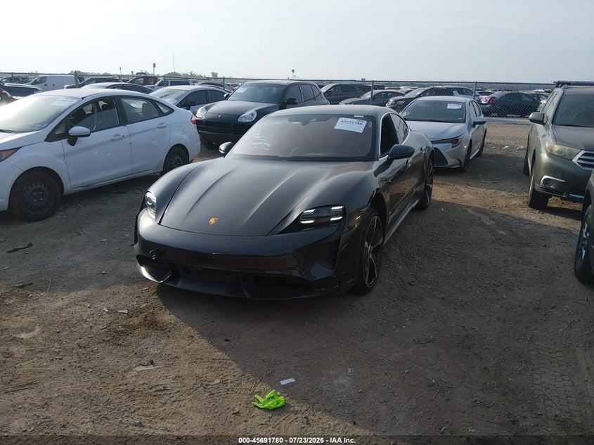 2022 Porsche Taycan VIN WP0AB2Y16NSA44333 IAAI salvage auction — LEFT FRONT, Salvage Title, sold $42,000 on 2026-10-01 (photo 2)
