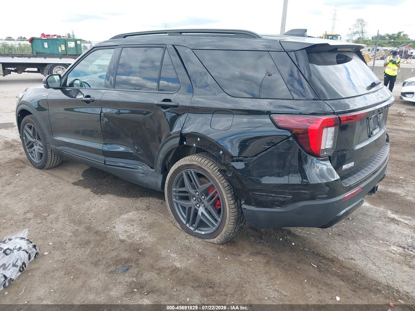 2026 Ford Explorer VIN 1FMUK8KH3TGA42151 IAAI salvage auction — LEFT SIDE, Wait Title, sold $21,700 on 2026-09-08 (photo 3)