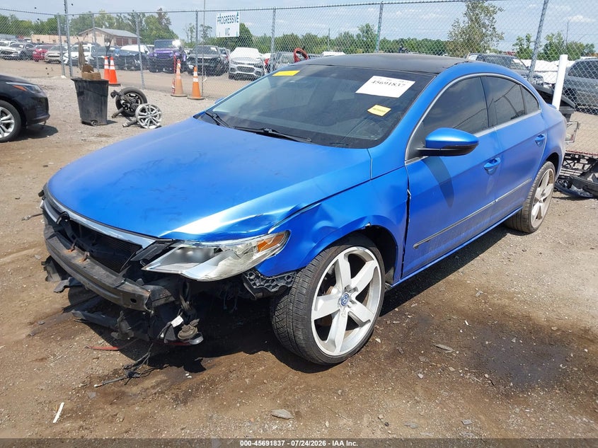 2010 Volkswagen Cc VIN WVWNL7AN5AE506315 IAAI salvage auction — FRONT END, Salvage (Ohio), sold $575 on 2026-08-20 (photo 2)