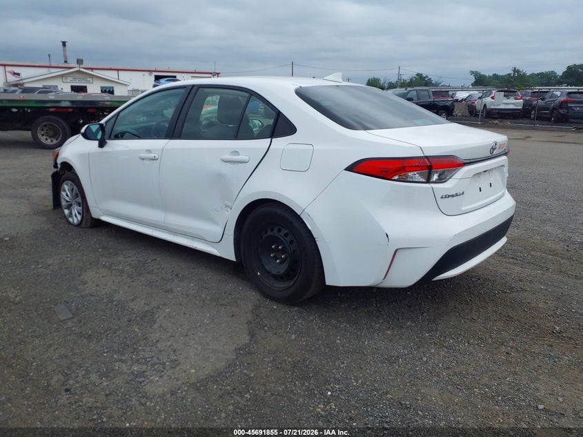 2021 Toyota Corolla VIN 5YFEPMAE1MP206359 IAAI salvage auction — RIGHT FRONT, Salvage Title, sold $1,300 on 2026-07-29 (photo 3)