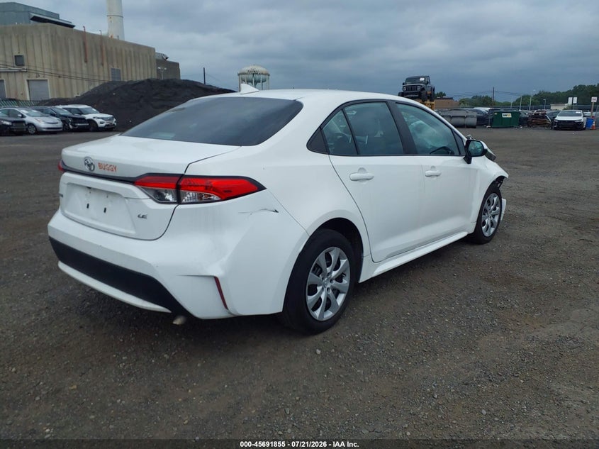 2021 Toyota Corolla VIN 5YFEPMAE1MP206359 IAAI salvage auction — RIGHT FRONT, Salvage Title, sold $1,300 on 2026-07-29 (photo 4)